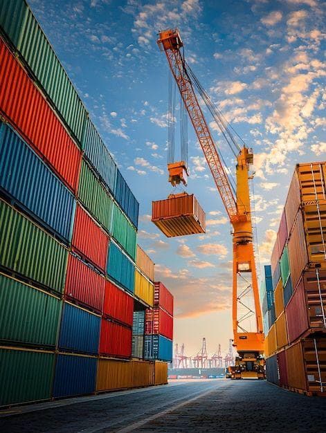 Container terminal and crane operations